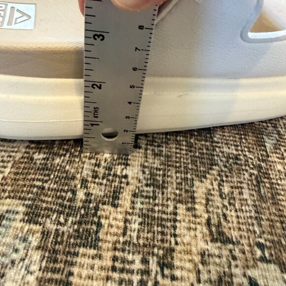 Reef Sierra 2 Bar Platform Sandal • size 11 • Tan & Cream - Picture 8 of 9